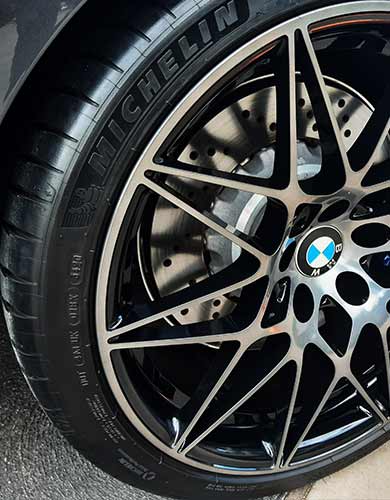 bmw wheel repair at car service